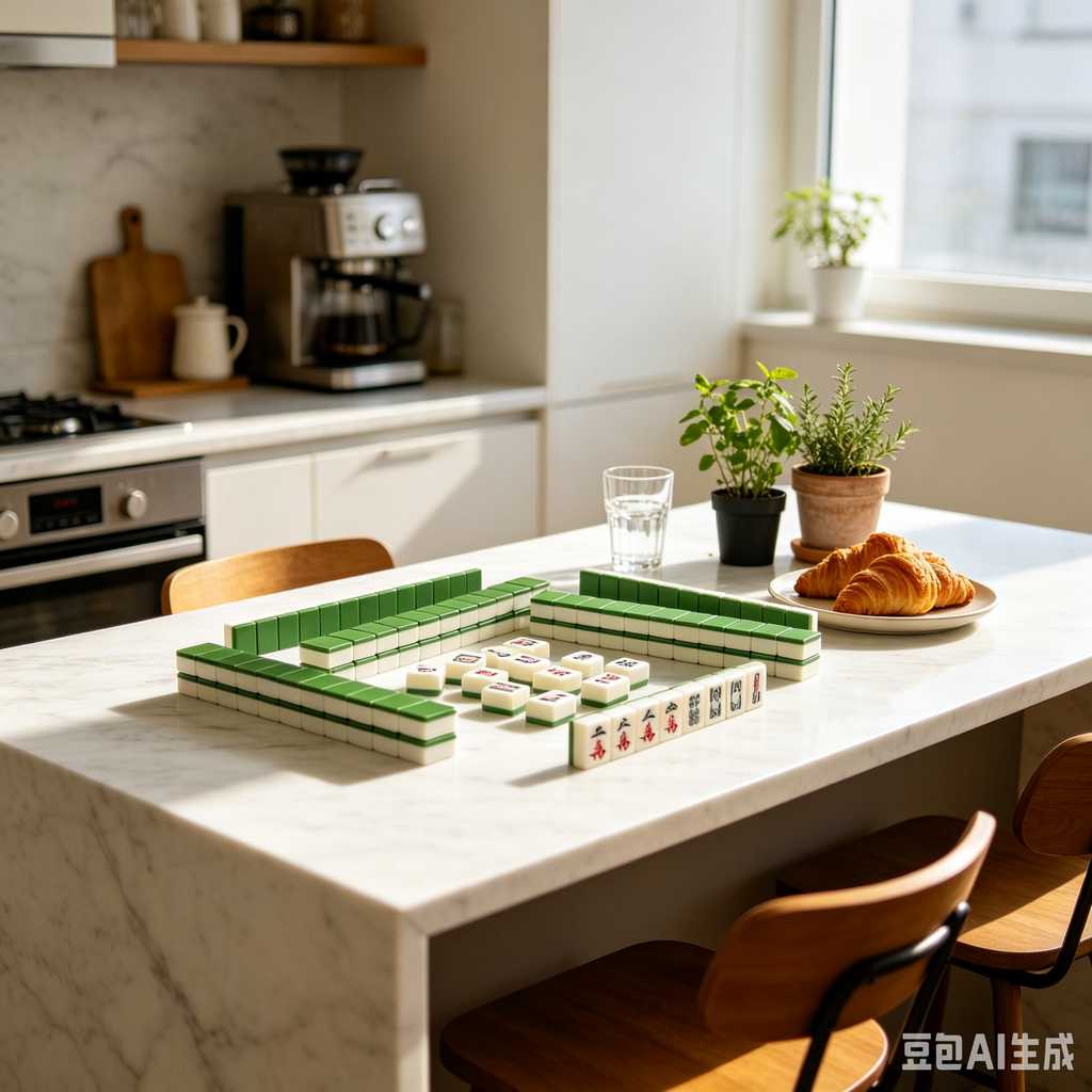 cute mini mahjong tiles set