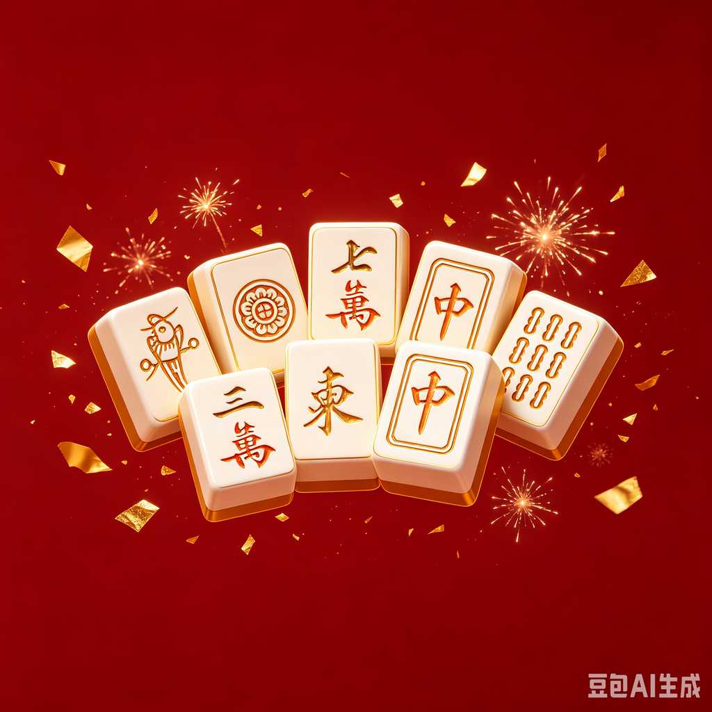 artistic mahjong tiles set
